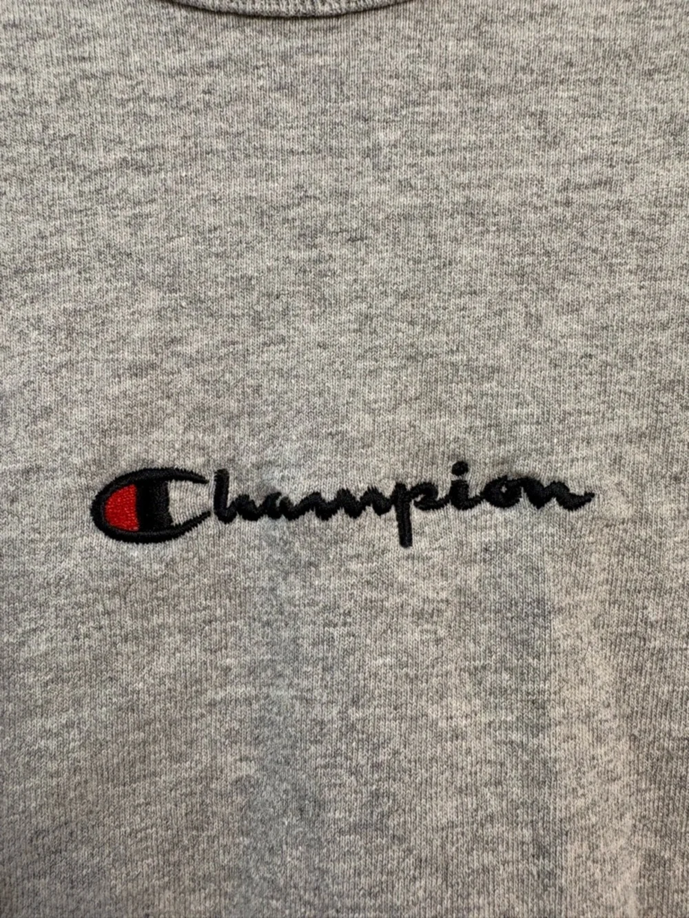Champion Heather Gray Crewneck T-Shirt with Tag - Picture 3 of 10